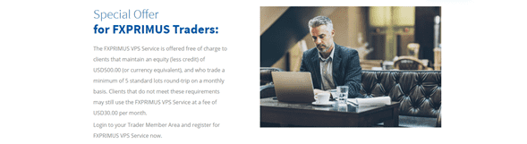 Ofertas especiales FXprimus